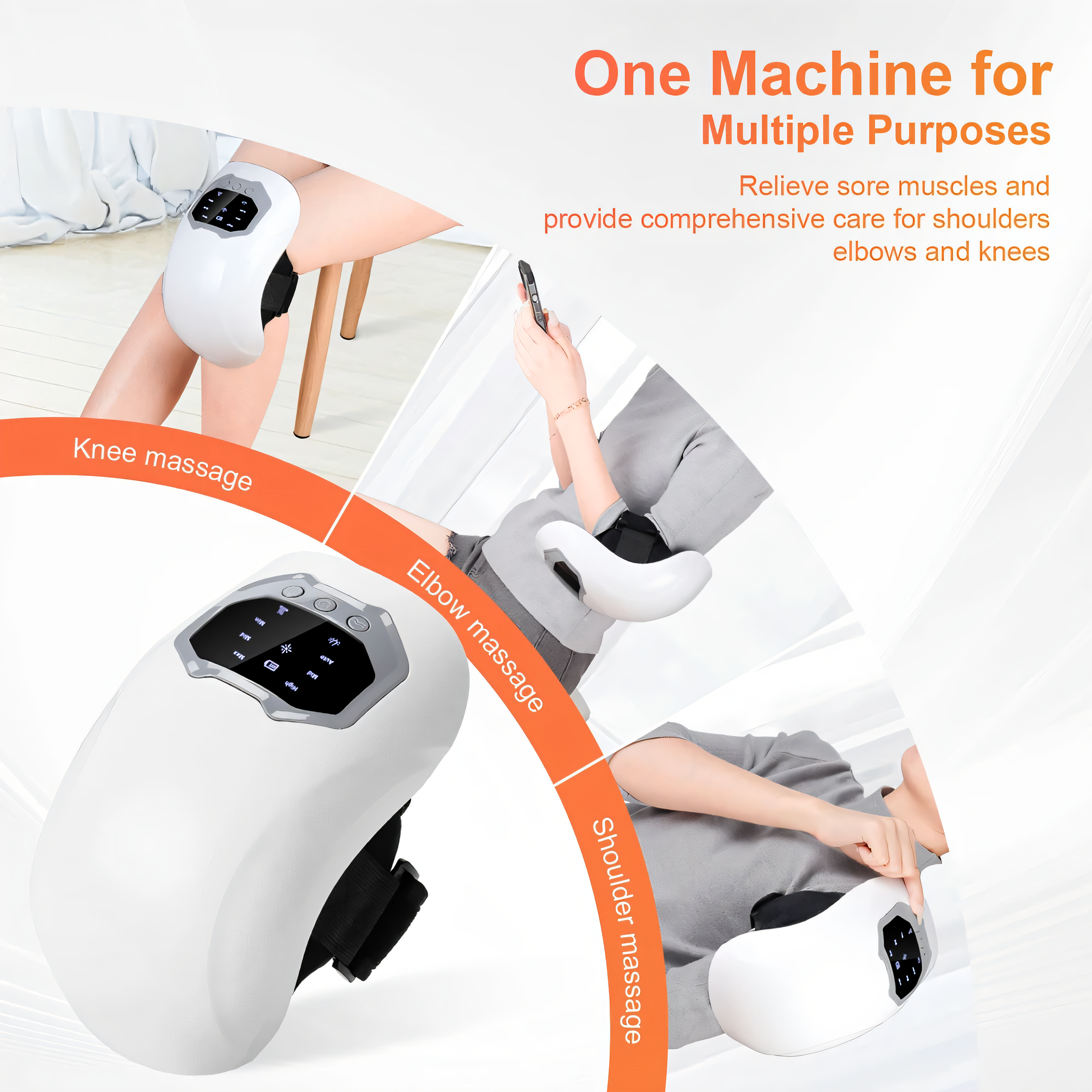 WarmCare Joint Therapy™ – Smart heat massager for joint relief and care